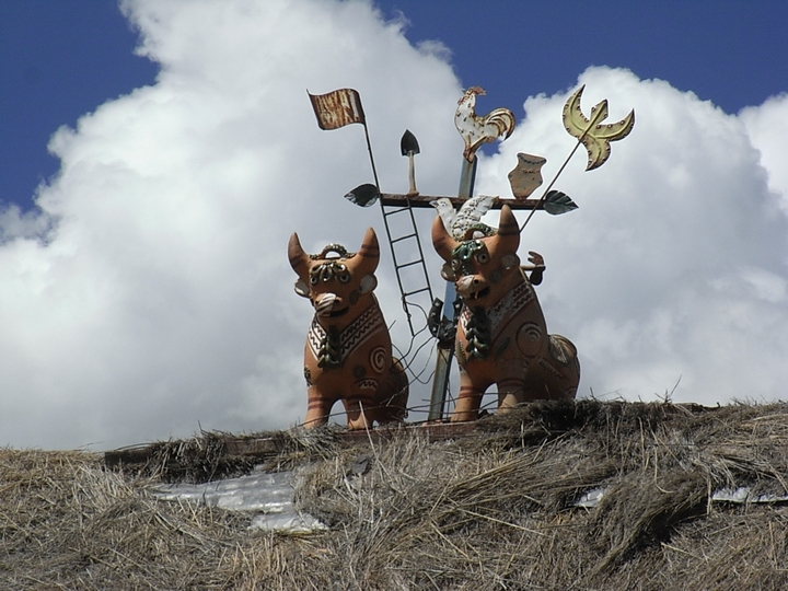 Gluecksbringer auf dem Dach - Peru